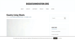 Desktop Screenshot of bigdatainnovation.org